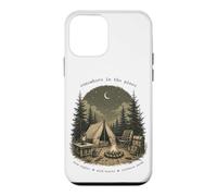 Custodia per iPhone 12 mini Da qualche parte nel design della foresta lunare del falò