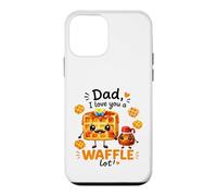 Custodia per iPhone 12 mini Dad I Love You Waffle Lot Divertente Colazione Pun