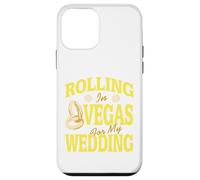 Custodia per iPhone 12 mini Dadi Vegas viaggio nozze anelli weekend umoristico