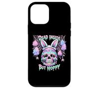 Custodia per iPhone 12 mini Dead Inside But Hoppy Skull Bunny Pastel Goth Easter