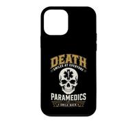 Custodia per iPhone 12 mini Death Smiles Paramedic EMS Dark Humor Primo soccorritore