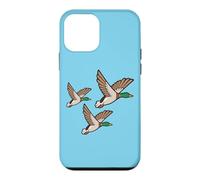 Custodia per iPhone 12 mini Decorazione da parete retrò kitsch Three Flying Ducks 3 Mallards