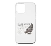 Custodia per iPhone 12 mini Definizione di Cluck & Peck Funny Backyard Chicken Farmer