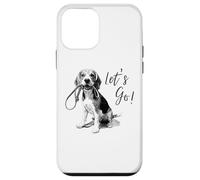 Custodia per iPhone 12 mini Design Beagle "Let's Go!" - Happy Beagle Dog Lover Design