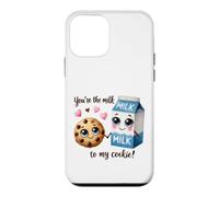 Custodia per iPhone 12 mini Design con scritta "You're the Milk to My Cookie"