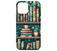 Custodia per iPhone 12 mini Design da scaffale blu super carino e stravagante, divertente per i lettori