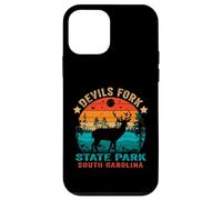 Custodia per iPhone 12 mini Devils Fork State Park South Carolina USA Retro Tramonto