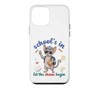 Custodia per iPhone 12 mini Devon Rex Cat torna a scuola in Lascia che il caos abbia inizio