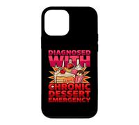 Custodia per iPhone 12 mini Diagnosi divertente diagnosticata con emergenza cronica dessert