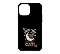 Custodia per iPhone 12 mini Dimentica le caramelle Dammi un gatto Moon Ghost Halloween