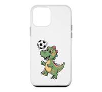 Custodia per iPhone 12 mini Dinosauro che gioca a calcio dinosauri per bambini