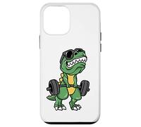 Custodia per iPhone 12 mini Dinosauro T-Rex Short Arms Funny Weightlifting Dino T Rex