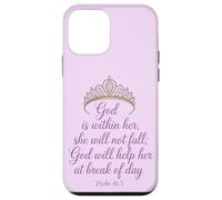 Custodia per iPhone 12 mini Dio è dentro di lei e non cadrà Salmi 46:5