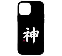 Custodia per iPhone 12 mini Dio "Kami" Kanji Lettera giapponese Giappone Simbolo anteriore e posteriore
