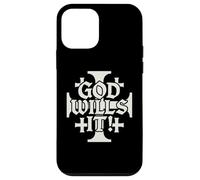 Custodia per iPhone 12 mini DIO LO VUOLE! - DEUS VULT - CROCE DI GERUSALEMME
