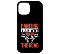 Custodia per iPhone 12 mini Dipingere la strada del ritorno sulla strada pittore