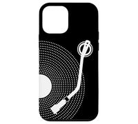 Custodia per iPhone 12 mini Disco in vinile divertente, design retrò, platino DJ, pop