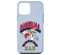 Custodia per iPhone 12 mini Disney Baseball Dad Sports Goofy Father's Day Gift