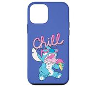 Custodia per iPhone 12 mini Disney Lilo and Stitch Neon Ice Cream Chill Drip