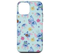 Custodia per iPhone 12 mini Disney Lilo & Stitch Cute Blue Easter Pastel Stitch Pattern