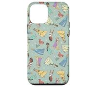 Custodia per iPhone 12 mini Disney Princess Magical Print Seafoam Verde