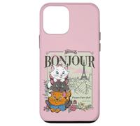 Custodia per iPhone 12 mini Disney The Aristocats Marie Toulouse & Berlioz Bonjour