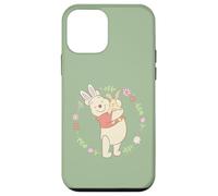 Custodia per iPhone 12 mini Disney Winnie the Pooh Easter Bunny Hug Pastel Spring Flower