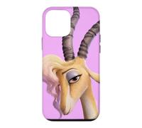Custodia per iPhone 12 mini Disney Zootopia 2 Gazelle Pop Star Big Face Purple-Pink