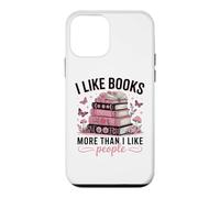 Custodia per iPhone 12 mini Divertente amante dei libri Antisociale Introverso Bookworm Lettura Nerd