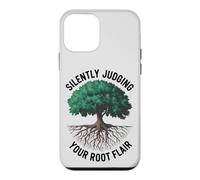 Custodia per iPhone 12 mini Divertente arboricoltore amante degli alberi giudicare silenziosamente il tuo talento radicale