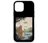 Custodia per iPhone 12 mini Divertente Bigfoot Sasquatch Loch Ness Mostro UFO Alieno