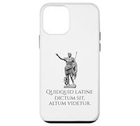 Custodia per iPhone 12 mini Divertente citazione di Roma antica dicendo latino - proverbio romano