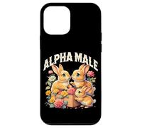 Custodia per iPhone 12 mini Divertente Coniglio Alfa Meme Alpha Rabbit Maschio Male