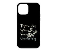 Custodia per iPhone 12 mini Divertente giardinaggio Pun Timo vola quando fai giardinaggio