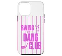 Custodia per iPhone 12 mini Divertente Golf Swing the Dang Club Rosa Golf Mom