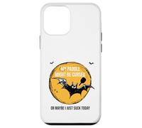 Custodia per iPhone 12 mini Divertente Halloween Pickleball La mia pagaia potrebbe essere maledetta