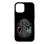 Custodia per iPhone 12 mini Divertente Irlanda Celtic Cross National Pride Detto