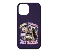 Custodia per iPhone 12 mini Divertente procione Possum creature boschive Insegnante Umorismo