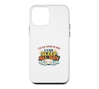 Custodia per iPhone 12 mini Divertente regalo umoristico "I can sleep all day"