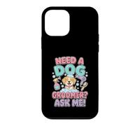Custodia per iPhone 12 mini Divertente Serve Una Toelettatrice Chiedi A Me