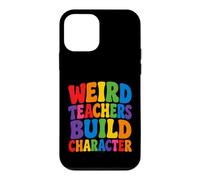 Custodia per iPhone 12 mini Divertente Strano Insegnanti Costruire Personaggio Design