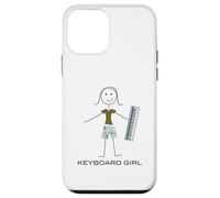 Custodia per iPhone 12 mini Divertente tastiera da donna con tastiera