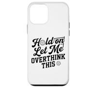 Custodia per iPhone 12 mini Divertente Tenere su lasciami pensare troppo a questo umorismo giocatore di pallavolo