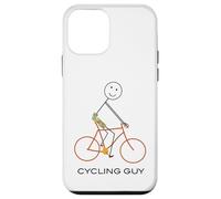 Custodia per iPhone 12 mini Divertente Uomo Ciclismo Ragazzo Ragazzi In Bicicletta