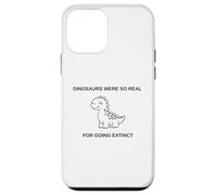 Custodia per iPhone 12 mini Divertenti dinosauri semplici erano così reali per estinguersi