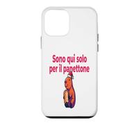 Custodia per iPhone 12 mini Divertenti Frasi Natale Panettone Amanti Dolce