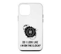 Custodia per iPhone 12 mini Do I Look Like I'm On The Clock Funny Sarcastic Saying