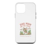 Custodia per iPhone 12 mini Dog Mom on the Trail Adventure - Confezione da 2 cani da escursionismo