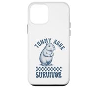 Custodia per iPhone 12 mini Dolore alla pancia Sopravvissuto Capibara Dolore allo stomaco La mia pancia fa male