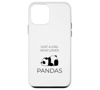 Custodia per iPhone 12 mini Dormire Kawaii Panda Lazy Nap Citazione Estetica Chibi Disegno